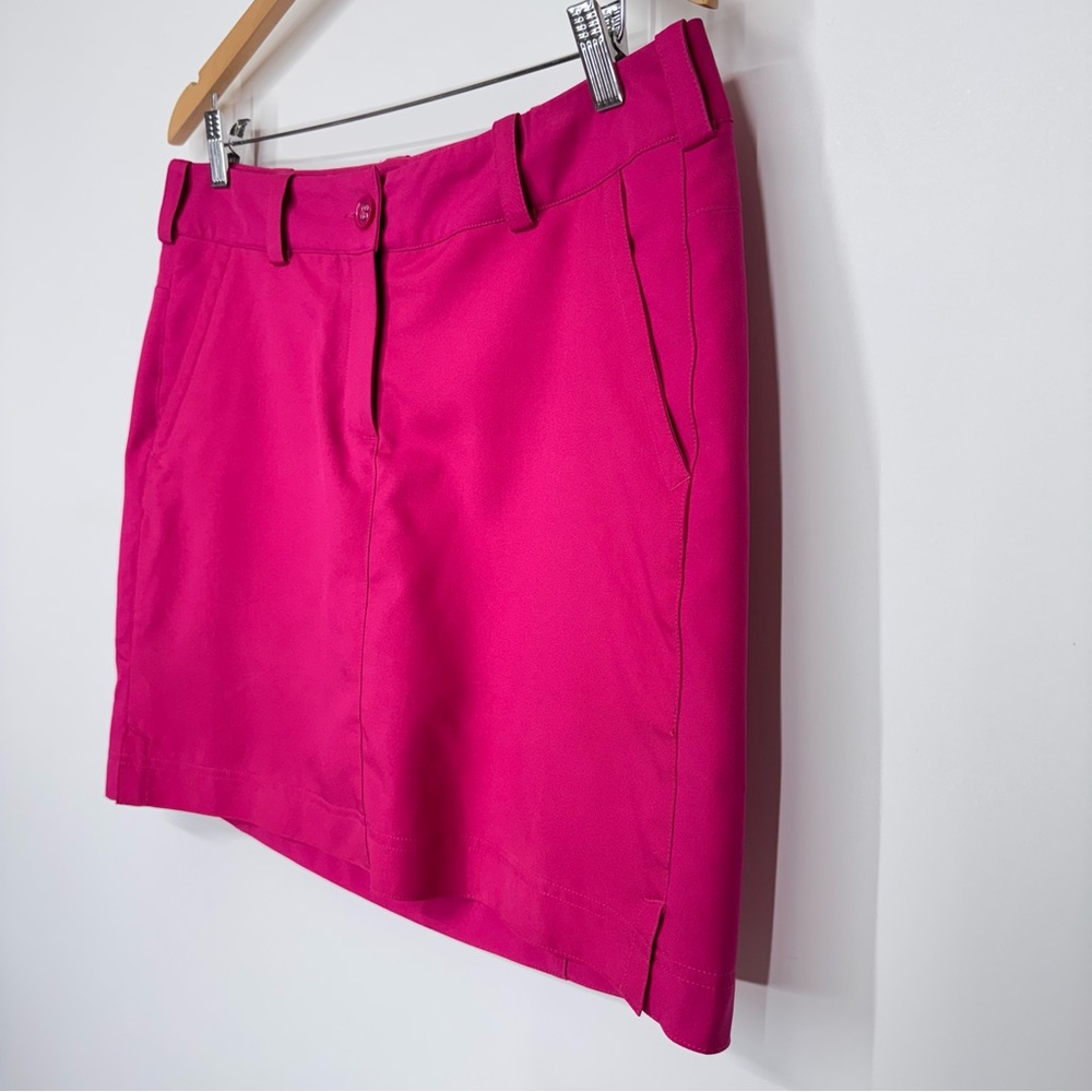 Nike Golf Tour Performance Dri Fit Fuchsia Pink Mini Skort Skirt Shorts Size 10 - Picture 3 of 15